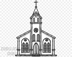 como dibujar una iglesia facil