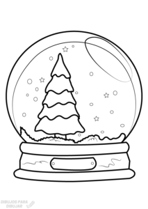 cómo dibujar un arbolito de navidad