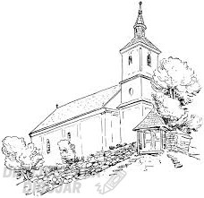 ᐈ Dibujos de Iglesias【GRATIS】Increíbles capillas a lapiz