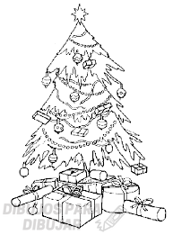 dibujos de arboles de navidad para imprimir