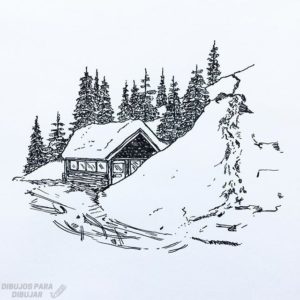 dibujos de niños en la nieve