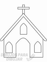 ᐈ Dibujos de Iglesias【GRATIS】Increíbles capillas a lapiz