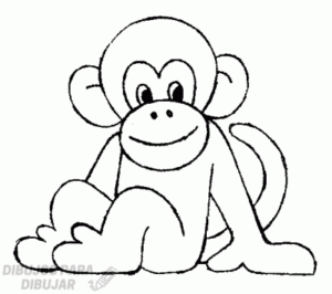 mono para dibujar