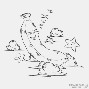 banana caricatura