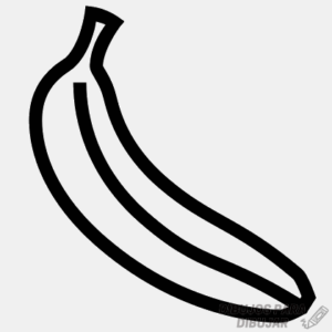 como dibujar una banana