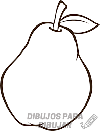 como dibujar una pera