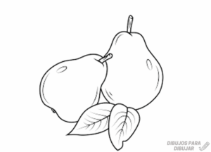 como se dibuja una pera 1