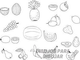 dibujos de frutas animadas