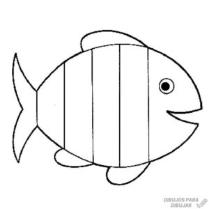 dibujos infantiles de pescados