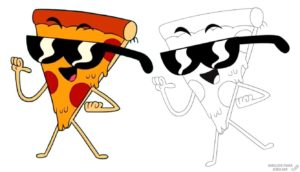 imagenes de pizzas animadas