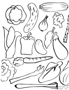 vegetales dibujos