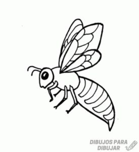 abeja dibujo animado