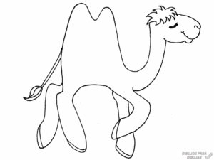 camello dibujo animado