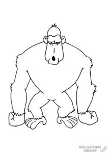 caricaturas de gorilas