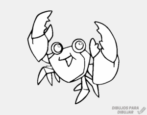 dibujo cangrejo infantil