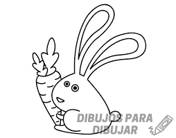 dibujo conejo infantil
