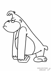 dibujos animados de gorilas