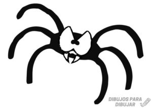 dibujos de arañas para niños