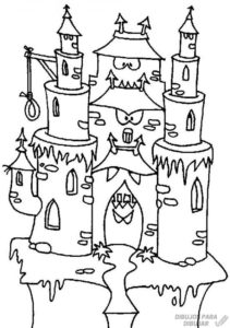 dibujos de castillos infantiles