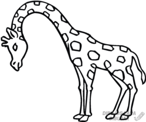 dibujos de jirafas para colorear