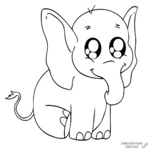 elefante dibujo animado
