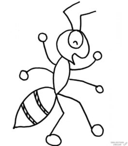hormigas para dibujar faciles