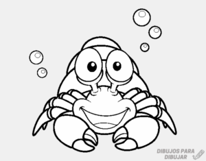 imagenes de cangrejos para dibujar