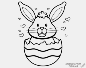 imagenes de conejos para colorear
