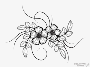 imagenes de flores para dibujar a lapiz