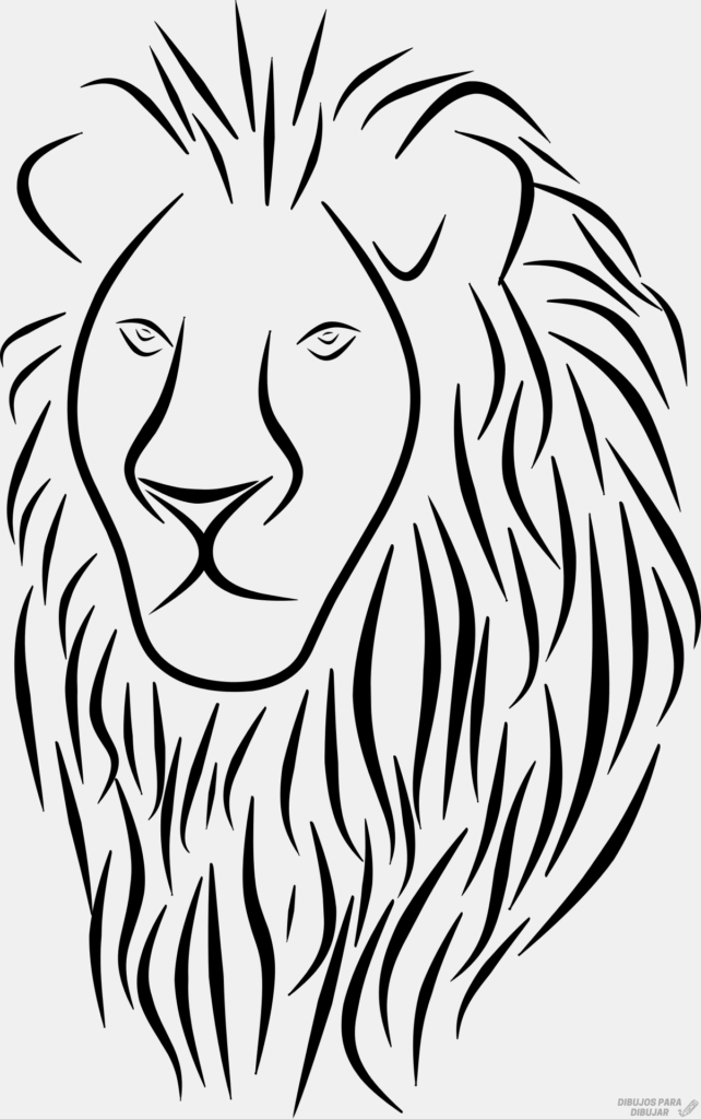 ? Dibujos de Leones【190】para dibujar