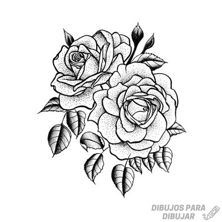 🥇 Dibujos de rosas【190】Lindas y a lápiz