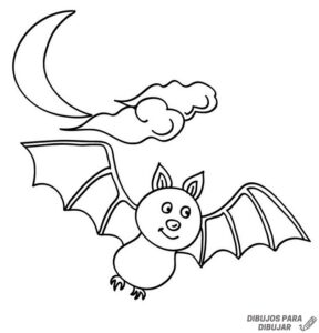 cómo se dibuja un murciélago