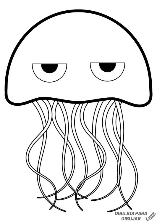 🥇【+2150】Los mejores dibujos de medusas sencillos ⚡️
