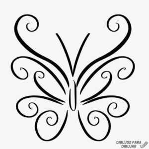 dibujos de mariposas a lapiz