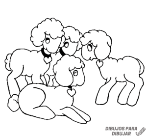 dibujos de ovejas para imprimir