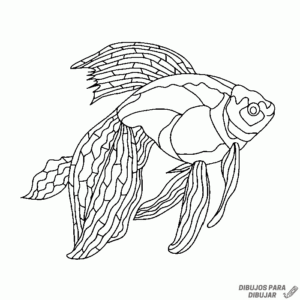 dibujos de peces para niños