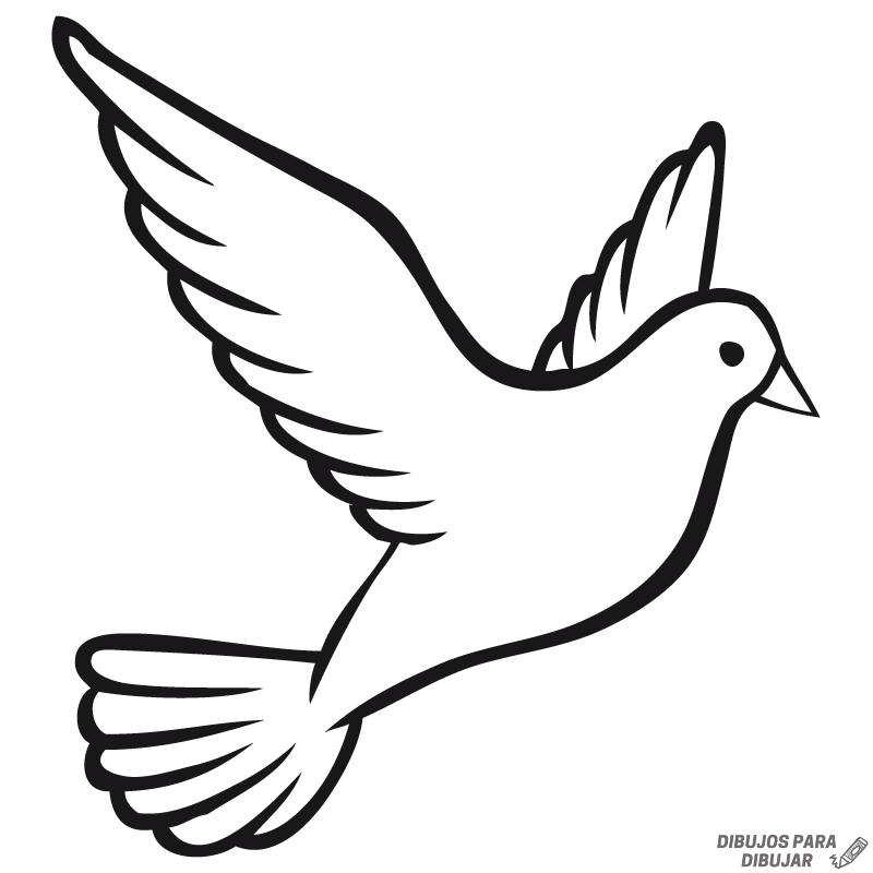 ?【+2150】Los mejores dibujos de palomas sencillos ⚡️