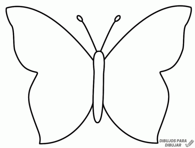 Los Mejores Dibujos De Mariposas Sencillos