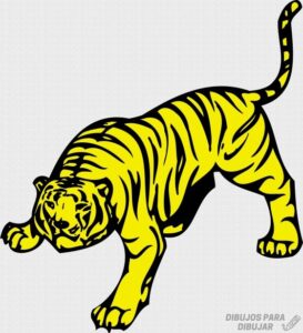Un tigre en dibujo