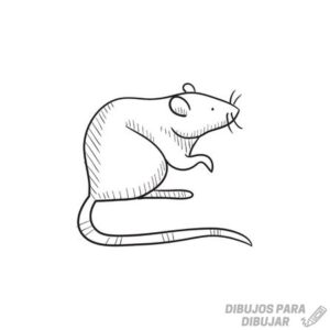 como dibujar un raton facil
