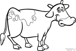 una vaca para dibujar