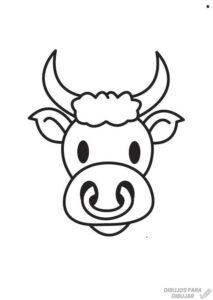 vaca para dibujar